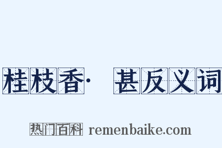 桂枝香·甚反义词是什么意思的图片